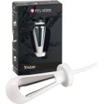 mystim Tristan - електро анален дилдо - бял - lovesexshop