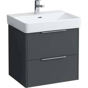 Laufen Base - Шкаф за мивка, 52x57x44 см, 2 чекмеджета, сив H4022321102661 (H4022321102661)