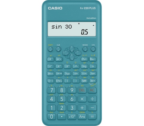 Casio FX 220 Plus 2E, modrý