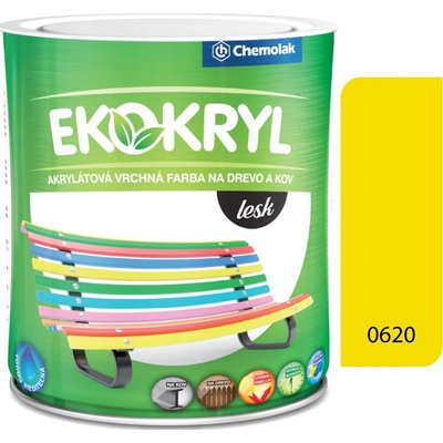 CHEMOLAK EKOKRYL Lesk V2062 0620 žltá 0,6l