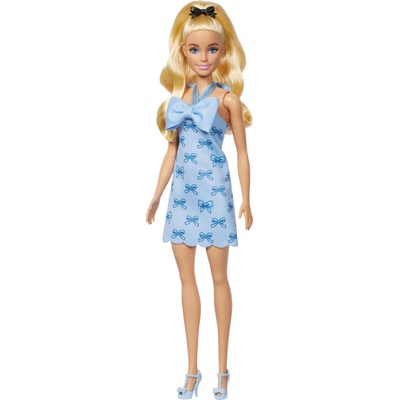 Barbie Modelka Modrá mašle HYT93