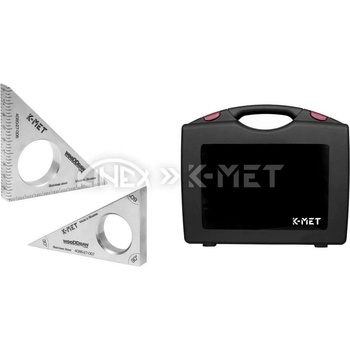 K-MET Комплект прави ъгли от неръждаема стомана K-MET 2, SK44-22-007 - 60mm, 2x45°, 70mm, 1x60°+1x30° (SK44-22-007)