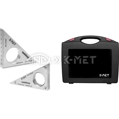 K-MET Комплект прави ъгли от неръждаема стомана K-MET 2, SK44-22-007 - 60mm, 2x45°, 70mm, 1x60°+1x30° (SK44-22-007)