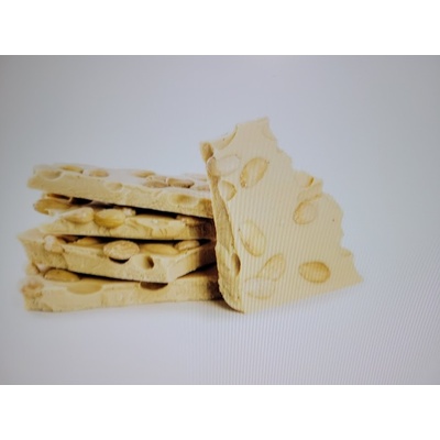 Čokoládovna Janek S mandlí lámaná bílá 250 g
