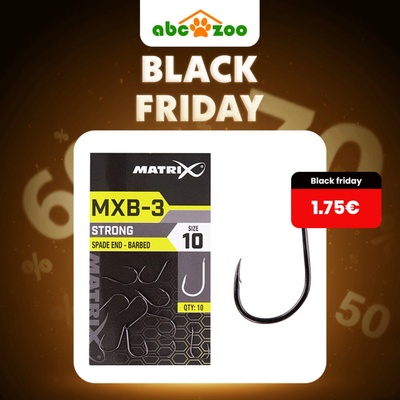 Matrix MXB-3 Barbed Spade End Black Nickel veľ.18 10 ks