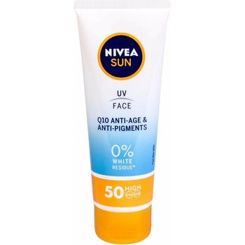 Nivea Sun Q10 Anti-age pleťový krém na opaľovanie proti vráskam SPF50 50 ml