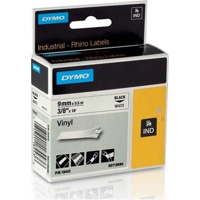DYMO páska D1 (9mm x 5,5m) černá na bílé S0718580 - 18443