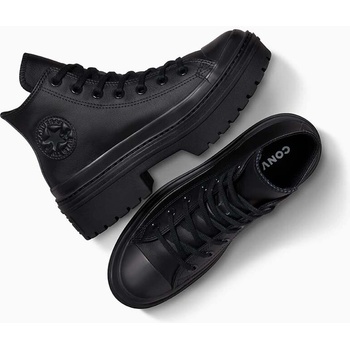 Converse Кожени кецове Converse Chuck Taylor All Star Lugged Heel в черно A10369C (A10369C)