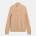 Gant Cotton Wool Rib Half Zip Fleece - Khaki