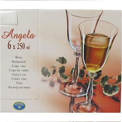 Crystalex Sklenice na víno ANGELA 250ml 6ks