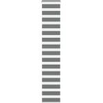 vidaXL Зебра щора, тъмносива, 45x230 см, ширина на плата 40, 9 см, полиестер (4014172)