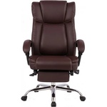 Office Express ДИРЕКТОРСКИ СТОЛ cool boss ЕКО КОЖА СИВ