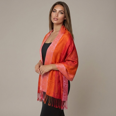 Classic Scarf oranžová šála