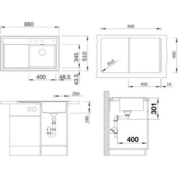 Image 1 of BLANCO ZENAR 45 S (523798)