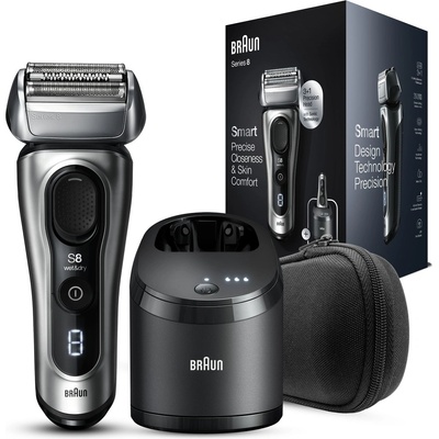 Braun Series 8 8467cc Wet & Dry Silver