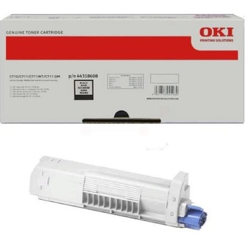 OKI Тонер касета за Oki C711 Series - Toner - 44318608 - Black - PN 44318608 (44318608)