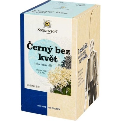 Sonnentor Čaj čierný bez květ BIO 27 g