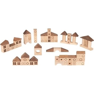 GOKI Stavební kostky Město Nature 70 ks