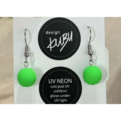 KUBUdesign náušnice základ neon zelené 0001799