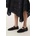 AllSaints балеринки от кожа Sabine Woven Flat (W102FE.BLK)