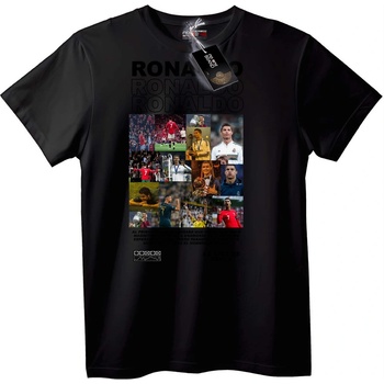 NOONEBRAND Тениска Ronaldo Футболна легенда - S, White