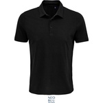 Neoblu 3572 OCTAVE MEN / Мъжка поло тениска от джърси - тъмночерна M (243572n1102)