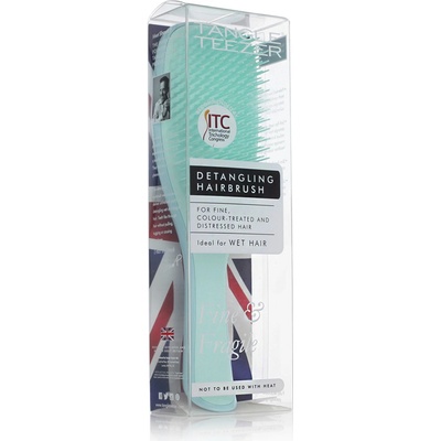 Tangle Teezer Wet Detangler Fine & Fragile Jade Lagoon kartáč na vlasy