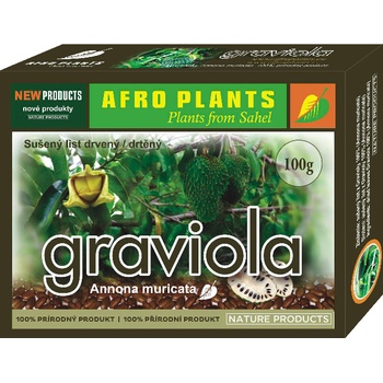 Afroplants Graviola Drvené listy 100 g