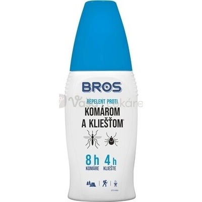 Bros Repelent proti komárom a kliešťom rozprašovač 100 ml