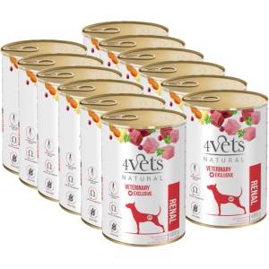 4Vets NATURAL 4Vets за кучета Renal 12x400g