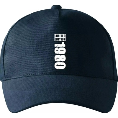 Limited edition 1980 pruh so zahnutým šiltom a mosaznou sponou Tmavomodrá takmer čierna
