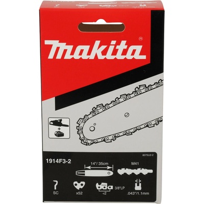 Makita řetěz pilový Basic 35cm 1.1mm 3/8" .043" 52 článků 1914F3-2