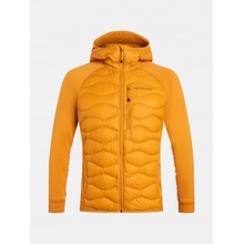 Peak Performance bunda M HELIUM DOWN HYBRID HOOD oranžová