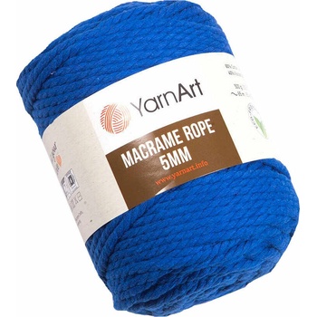 YARNART Macrame Rope 5 mm 85 m 772 Royal Blue юта (Macrame Rope 5 mm 772)