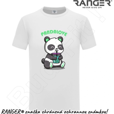 Ranger tričko motív Pandalove zelená