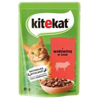 Kitekat Hovězí maso v omáčce 85 g