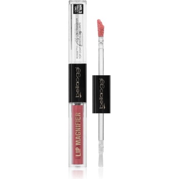 bellaoggi Lip Magnifier дълготрайно червило и гланц за устни 2 в 1 цвят Dusty Rose 2.7ml
