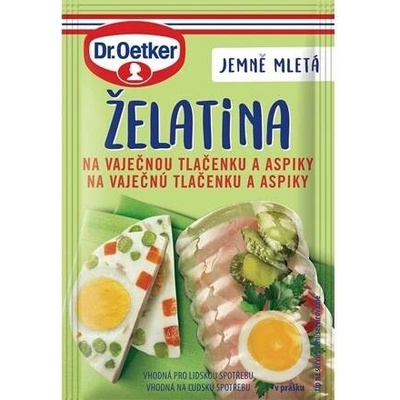 Dr. Oetker Želatina na vaječnou tlačenku a aspiky 20 x 20 g