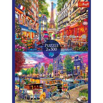 Trefl - Puzzle 2x500 European Capitals - 500 piese