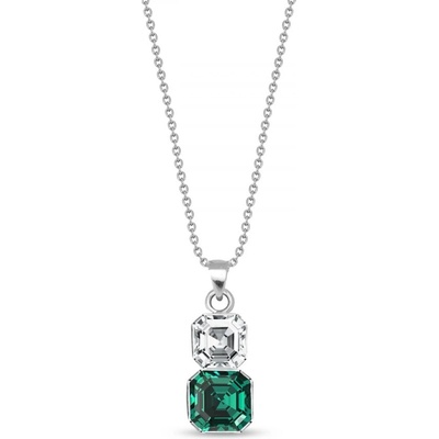 Spark zelený se Swarovski Elements Imperial Duo NT44802CEM Emerald