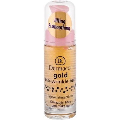 Dermacol Gold Anti-Wrinkle изглаждаща основа под грим 20 ml