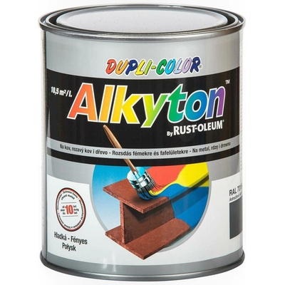 Alkyton Hladký lesk 0,75 l antracitová šedá