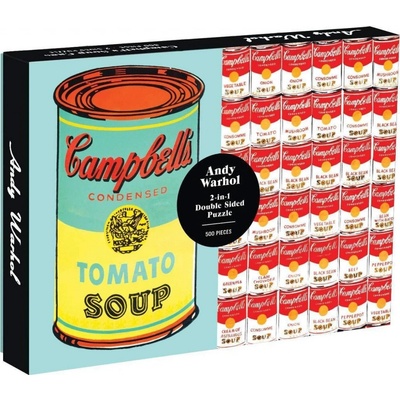 GALISON Oboustranné Andy Warhol Campbell´s Soup Cans 500 dielov