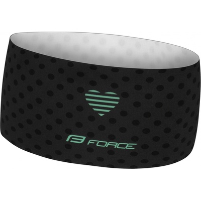 Force POINTS sport nezúžená črn tyrkys Černá