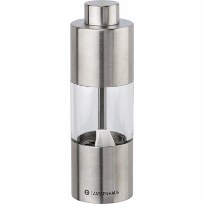 Zassenhaus Комин, Zassenhaus, неръждаема стомана, прозрачен/сребрист, 14x4.5 см (30402)
