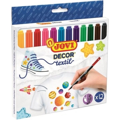 Fixy na textil Jovi 12 barev