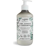I love Naturals Lime, Ginger & Cardamon Hand & Body Lotion 500 ml Лосион за тяло