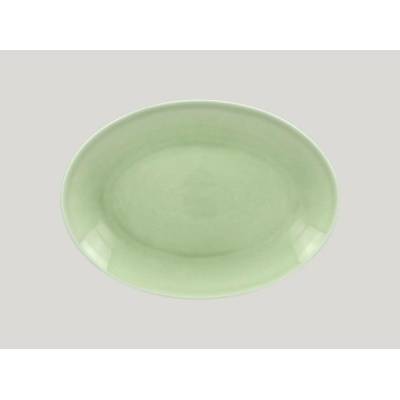 RAK Porcelain Vintage talíř oválný 32 x 23 cm zelená RAK-VNNNOP32GR