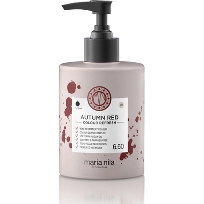 Maria Nila Colour Refresh 300 ml боядисваща маска 6.60 Autumn Red