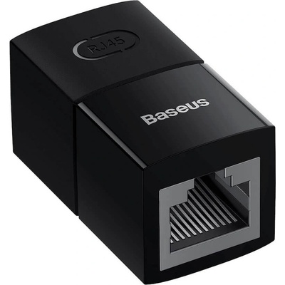 Baseus Airjoy Series Network Cable Connector Set 1000 Mbps - комплект Ethernet удължителен адаптер за свъзване на два RJ45 кабела (черен) (10 броя)